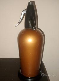 Bottiglia Seltz inglese metallo H cm 28 