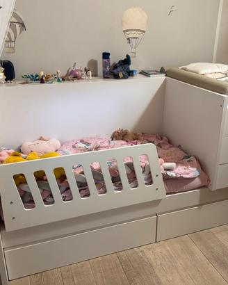 Letto bambini trasformabile alondra