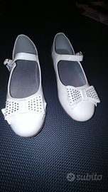 Scarpe da cerimonia bianca per bambina