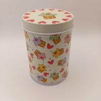 Contenitore in metallo con decorazioni cupcake