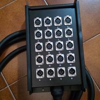 Stage Box 16 in 4 out cavo 15 metri