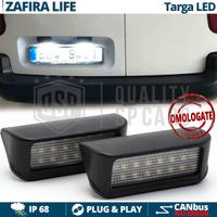 Luci Targa LED Per OPEL ZAFIRA LIFE CANbus 6500K