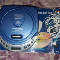 lettore cd portatile majestic ben tenuto. funziona