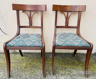 Sedie antiche stole regency-direttorio