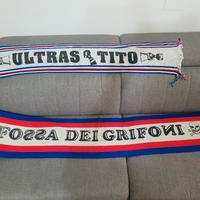 Sciarpe Ultras Sampdoria e Genoa anni 80 
