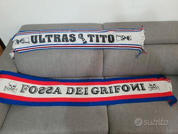 Sciarpe Ultras Sampdoria e Genoa anni 80 
