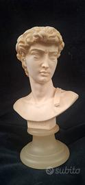 Busto scultura polvere di marmo Il David 