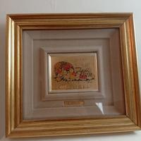 quadro dipinto in foglia oro