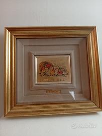 quadro dipinto in foglia oro