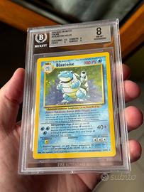 Pokemon Blastoise 2/102 Set Base ITA BGS 8 (noPSA)
