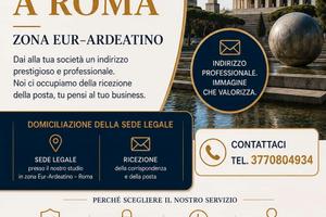 DOMICILIAZIONE SOCIETÀ 