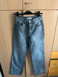 Jeans donna grigio Stradivarius