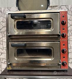 Forno pizza micro camera doppia