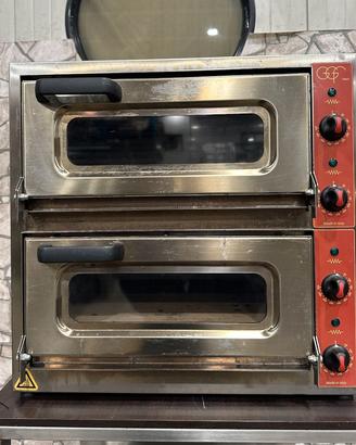 Forno pizza micro camera doppia
