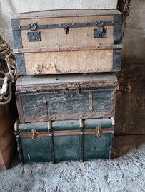 n.3 Bauli della nonna in legno 