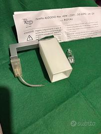 Faretto luce bagno alogena