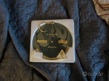 disco orario ani Sessanta metallo e cuoio