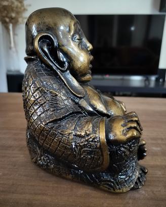 Buddha rivestito argento foglia oro 