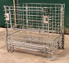 CESTE IN FILO METALLICO ZINCATO mezzo modulo