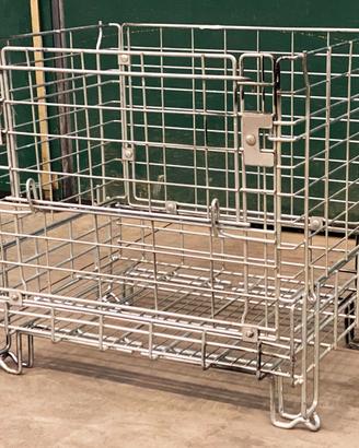 CESTE IN FILO METALLICO ZINCATO mezzo modulo