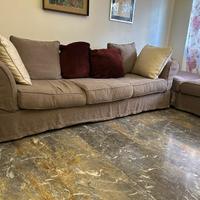 Divano letto matrimoniale Confalone in lino