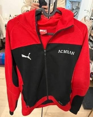 Felpa AC Milan Puma con Zip e Cappuccio – Taglia M