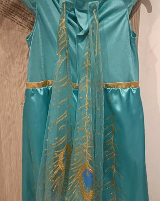 vestito carnevale Jasmine 4 anni