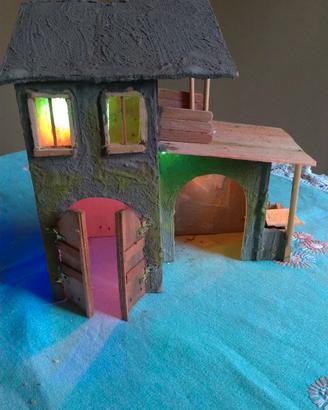 Case con luce, accessori e statuine