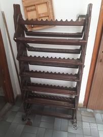 portabottiglie in legno 