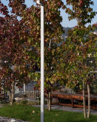 Lampioni giardino led