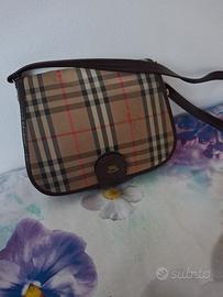 Borsa a tracolla Nova Check Saddle Bag Burberrys