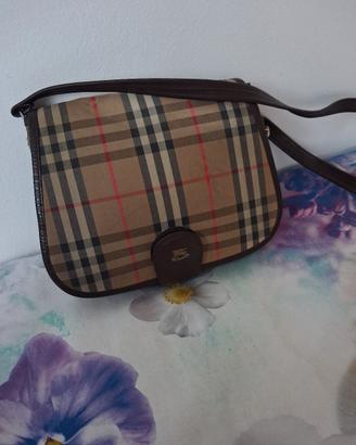 Borsa a tracolla Nova Check Saddle Bag Burberrys