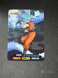 Lamincard goku super saiyan blue