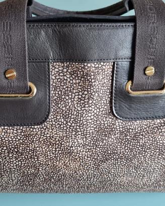 Borsa shopper in tessuto Borbonese