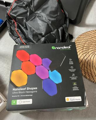 Nanoleaf Shapes Ultra Black Hexagon Starter Kit 9