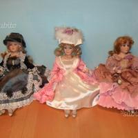 Bambole ceramica serie Victorian Dolls