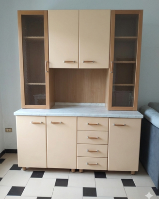 Mobile Credenza con doppie Vetrine - Otranto (Le)