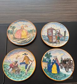 Set 4 piatti ceramica San Polo Venezia