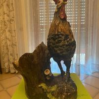  Gallo in ceramica FM Mollica