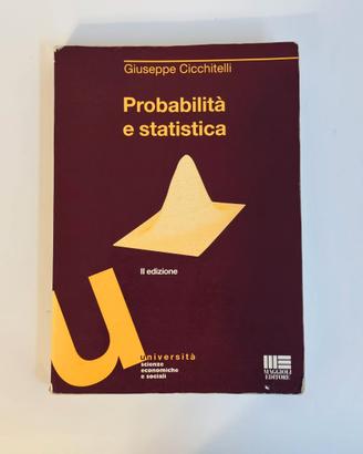 Libro Probabilità e Statistica Cicchitelli Maggiol