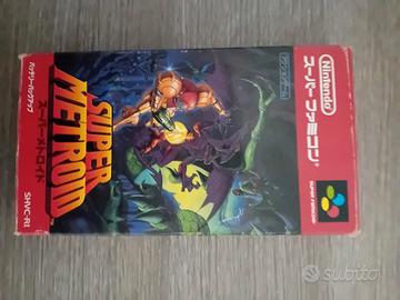 gioco super metroid snes super famicom jap