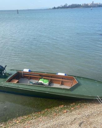 Barca pattanella in legno
