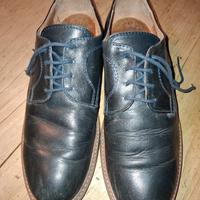 Scarpe da uomo in cuoio nero