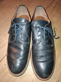 Scarpe da uomo in cuoio nero