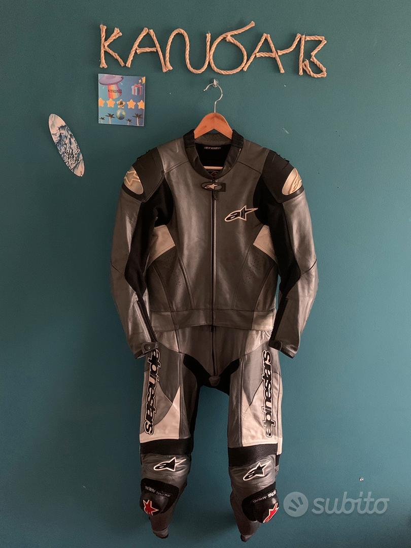 Tuta moto intera Alpinestars GP PLUS V4 LEATHER SUIT uomo