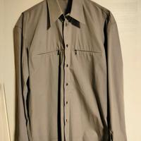 Camicia grigia con zip "Collezione Uomo"- Taglia M