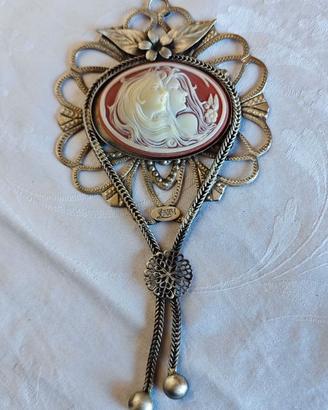 Spilla Pendente Vintage BUBA - Cammeo Grande Stile