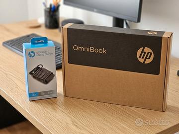 HP OMNIBOOK top di gamma e mouse tutto imballato