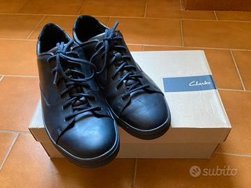 Clarks Norsen Lace Black Leather