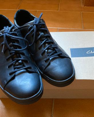 Clarks Norsen Lace Black Leather